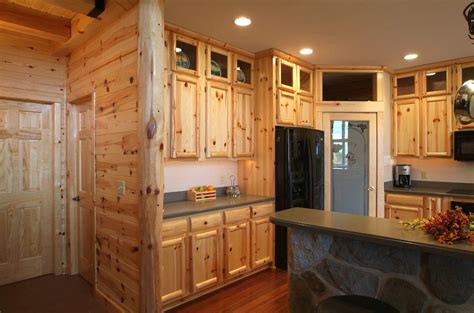 No one has the tools and the time for that. Knotty Pine Cabinets - Loccie Better Homes Gardens Ideas