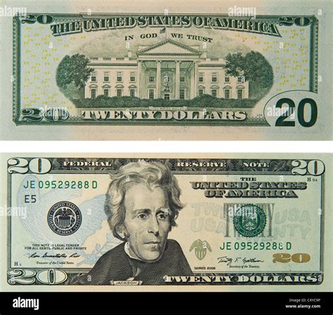 Printable 20 Dollar Bill Front And Back Actual Size