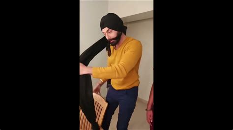 Avinesh Rekhi Aka Sarabjeet Singh Gill Turban Tying Video Choti Sardaarni Colors Youtube