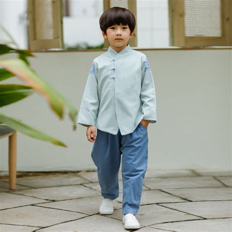 Boys Tang Suit For Kids Hanfu Boy Spring Chinese Style Children Long