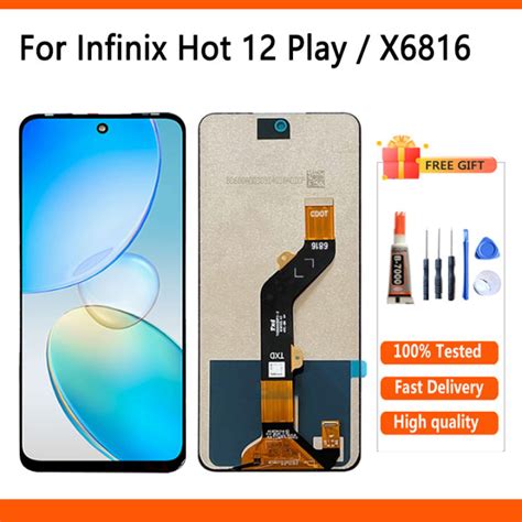 LCD For Infinix Hot 12 Play X6816 LCD Display Screen Touch Panel