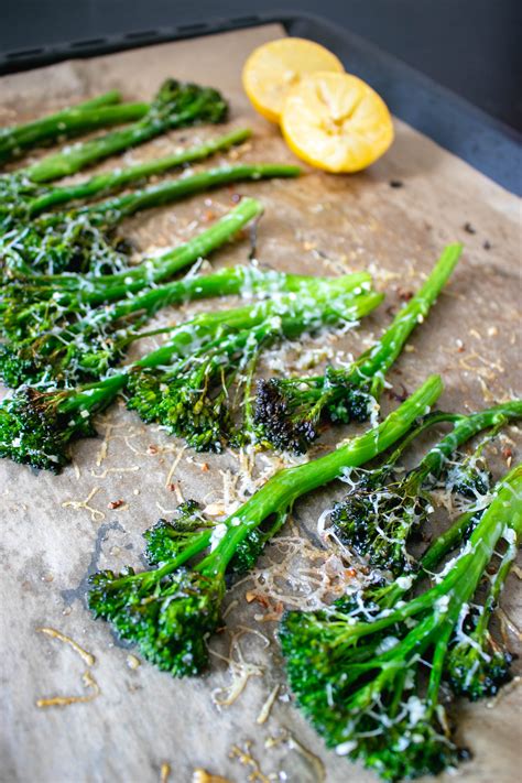 Roasted Tenderstem Broccoli Broccolini The Delicious Plate