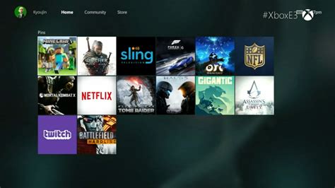 Xbox One Vidéo Et Images De La Nouvelle Interface Et Intégration De