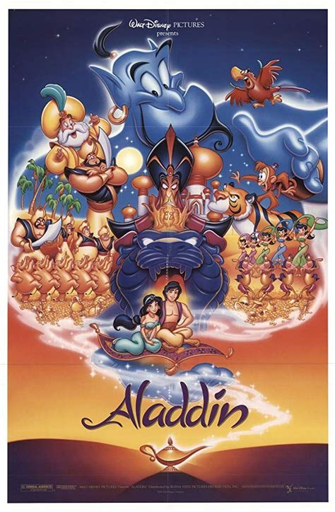 Image Result For Aladdin Poster 1992 Walt Disney Pictures Walt