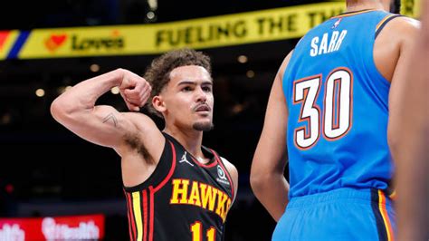 Watch Trae Young Throw Alley Oop Dunk To Himself Sports Illustrated