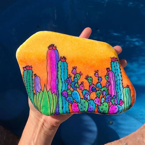 Rockinbarb Hand Painted Rocks On Instagram “grab Your Sunnies 🕶 Before