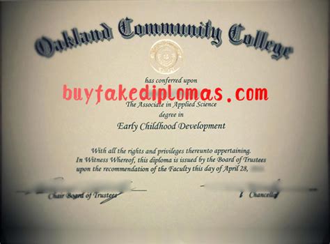 oakland community college fake degree buy fake diplomas high school college degrees fake