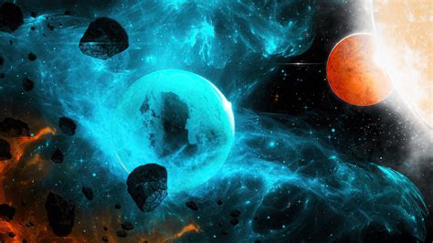 Planets Cosmos 4k Wallpaperhd Digital Universe Wallpapers4k