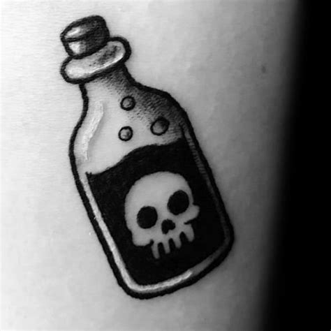 40 Amazing Poison Bottle Tattoo Designs For Men 2024 Guide