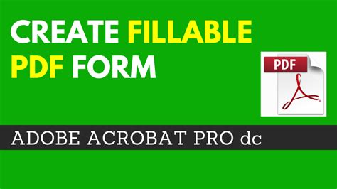 How To Create A Fillable Pdf Form Using Adobe Acrobat Pro Dc Convert
