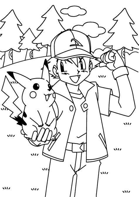 Kolorowanka Pikachu Kolorowanki Dla Dzieci Do Druku Sketch Coloring Page