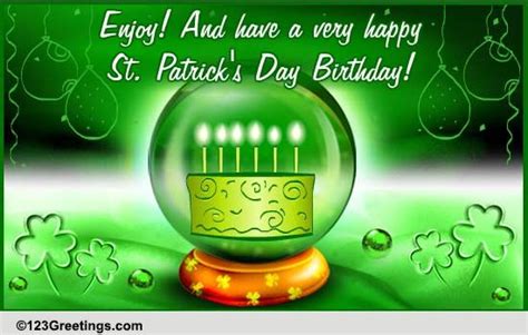 St Patricks Day Birthday Forecast Free Birthday Ecards 123 Greetings