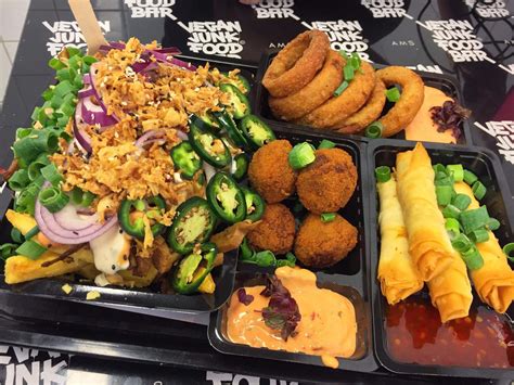 The tofu stirfried isn't very good, but their burgers are delicious! Feast for two from Vegan Junk Food in Amsterdam - Loaded ...