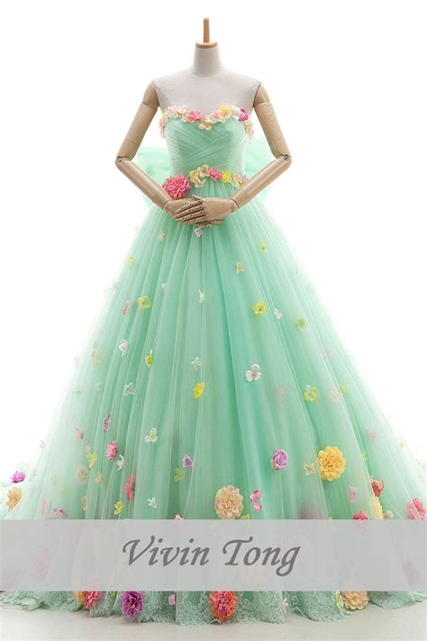 Strapless Long Princess Women 2017 New Arrival Evening Gowns Floral