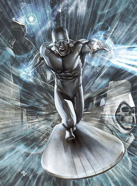 Silver Surfer Runs The Female Gauntlet Battles Comic Vine