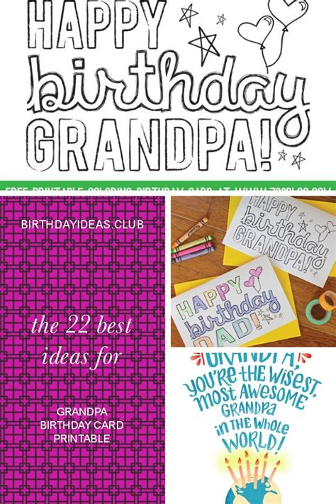 The 22 Best Ideas For Grandpa Birthday Card Printable Grandpa