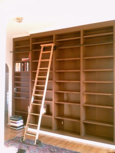 Spirewood Studio Residential Work Tall Bookcases With Ladder Tall