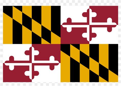 Download Svg Download Png Maryland State Flag Free Transparent Png