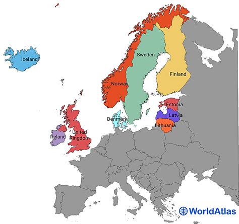 Regions Of Europe Worldatlas