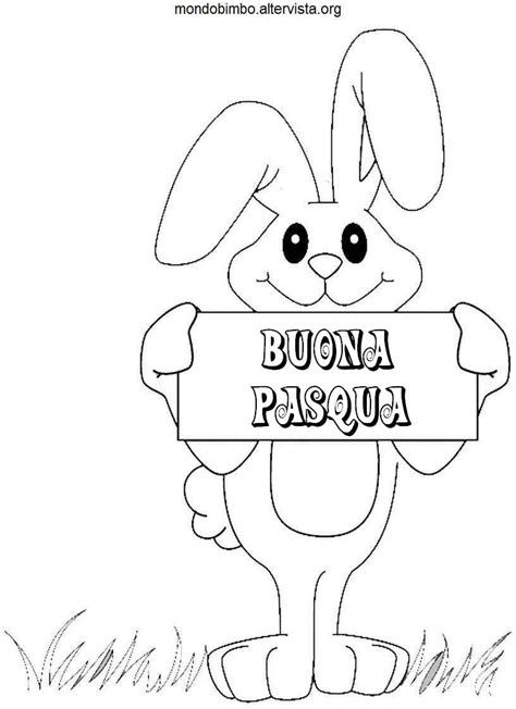 45 disegni di conigli da colorare. Disegni Pasquali da colorare — Mondo Bimbo