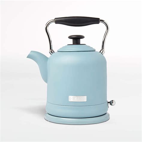 Haden Highclere Pool Blue Electric Tea Kettle Reviews Crate And Barrel