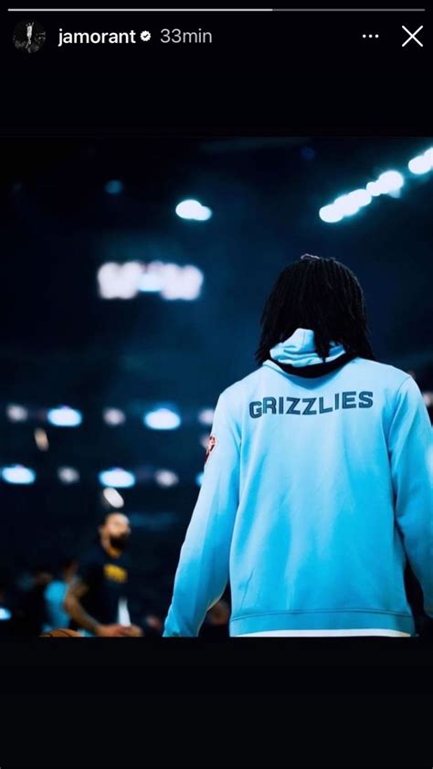 Ja Morant Stands Strong With Grizzlies Posts Picture Wearing Team Gear