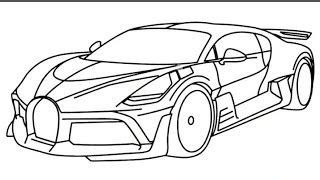 How to draw a bugatti veyron, step by step, drawing guide, by dawn. Bugatti Divo Drawing Easy - Supercars Gallery