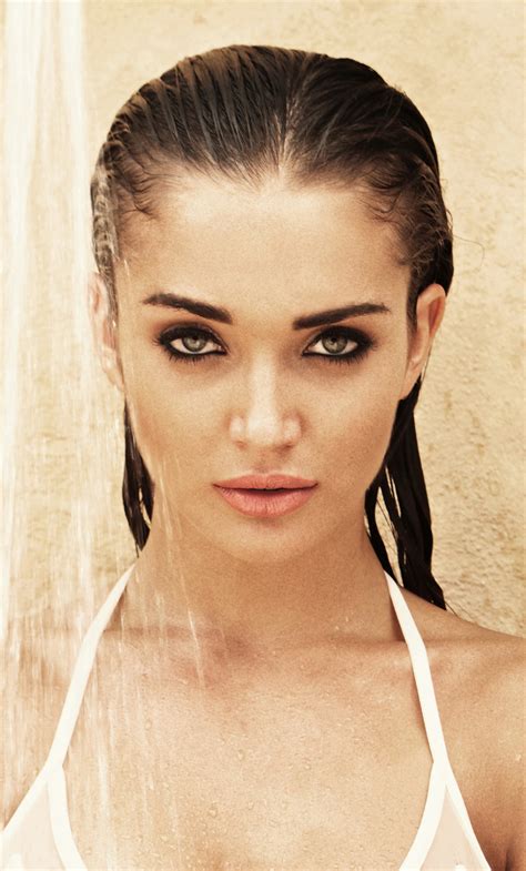 Download Wallpaper 1280x2120 Amy Jackson Hot Wet Body Bollywood