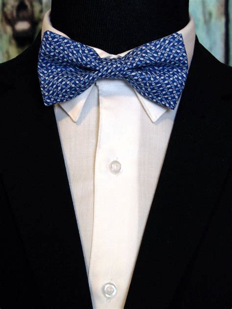 Blue Bow Tie Blue Contemporary Mens Or Boys Bow Tie Great For Wedding