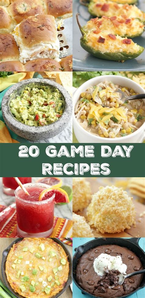 20 Easy Game Day Recipes Entrees Sandwiches Dips And Desserts