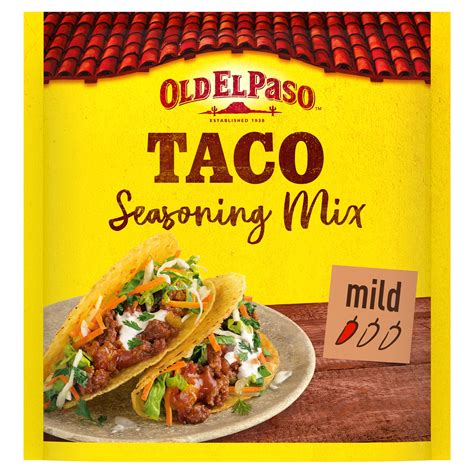 Old El Paso Taco Seasoning Mix 25g Herbs Spices And Seasonings