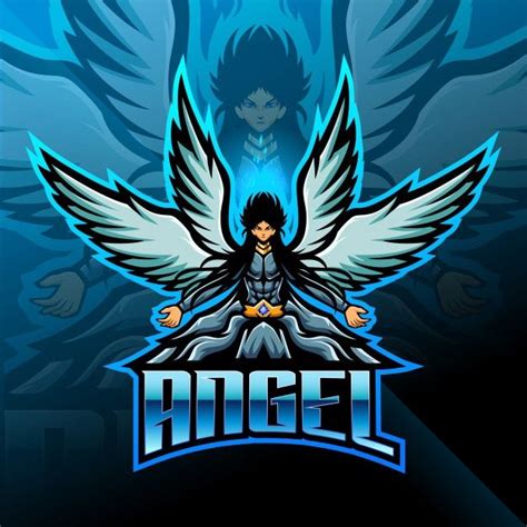 Guardian Angel Esport Mascot Logo Design In 2021 Logo Design Art