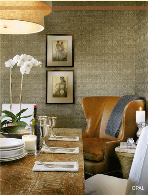 Modern Grasscloth Wallpaper An Interior Design