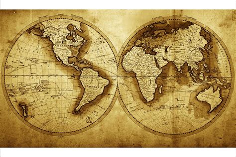 Antique World Map Wallpapers Top Free Antique World Map Backgrounds WallpaperAccess