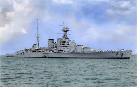 Incredible 1939 Color Footage Of Hms Hood At Sea War History Online