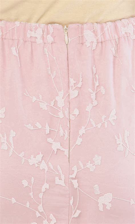 The Kurung Kedah With Full Sakura Lace In Rose Fashionvalet