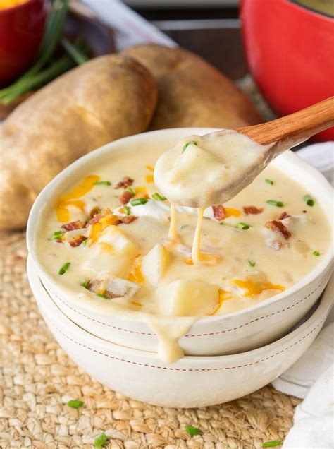 Slow Cooker Twice Baked Potato Soup Recipe Treecipesnews