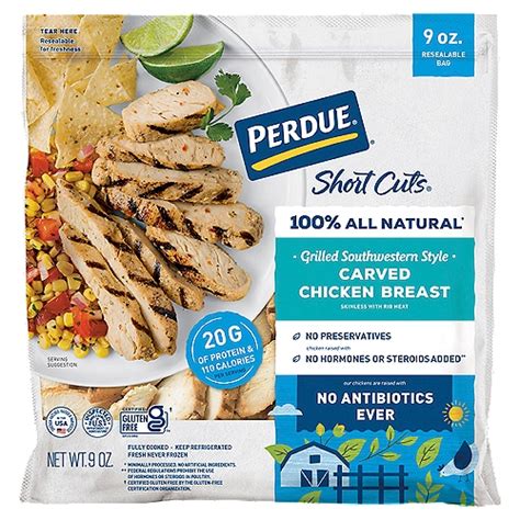 Perdue Short Cuts Carved Chicken Breast Southwestern Styl