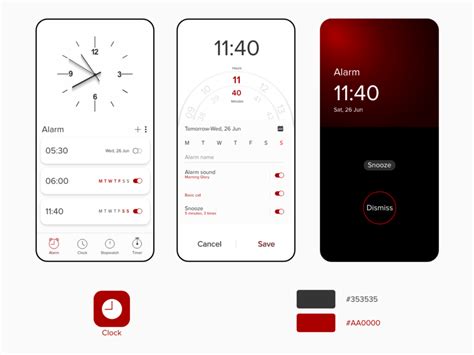15 Best Clock App Ui Design 2019