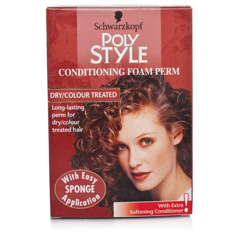 Buy Schwarzkopf Poly Style Foam Perm Drycolour Treated Treated Hair