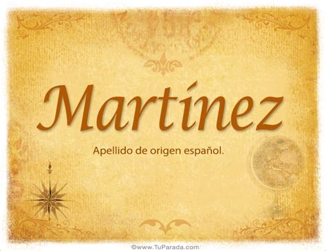 Significado Del Apellido Martinez Significados De Los Apellidos