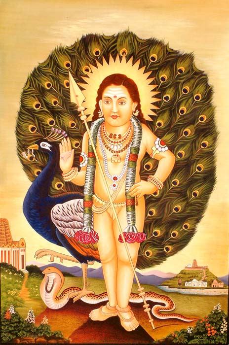 Skanda Pan Indian God Of Love And War