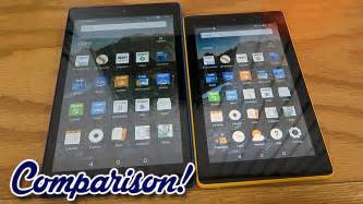 The amazon fire hd 8 comes with fire os 7, which is based on android 9.0 pie. Amazon Fire 7 vs Fire HD 8 with Alexa - Speed Test (2017 ...