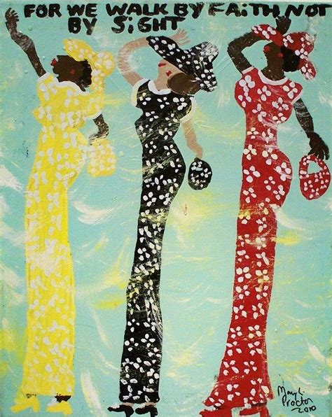 By African American Folk Artist Mary Proctor Art Teaching Art