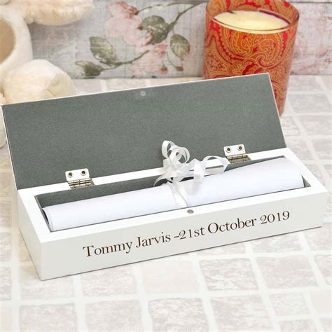 Personalised Baby's Christening Certificate Holder By Gifts Online4 U | notonthehighstreet.com