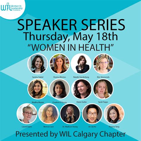 speaker series women in health wil