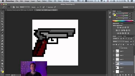How To Make 2d Pixel Art For Unity 3d Using Photoshop Cc Tutorial