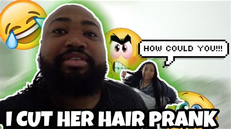 Cutting My Girlfriends Hair Prank Youtube