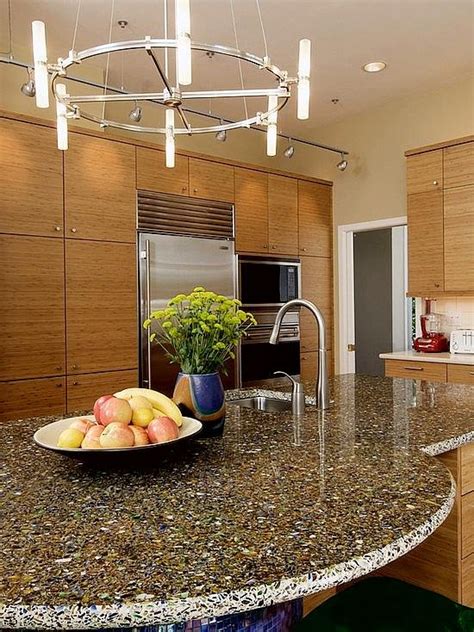 An Appealing And Sustainable Option Recycled Glass Countertops How To Build A House