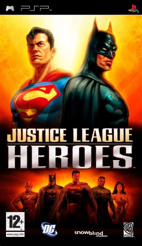 Justice League Heroes Para Psp 3djuegos